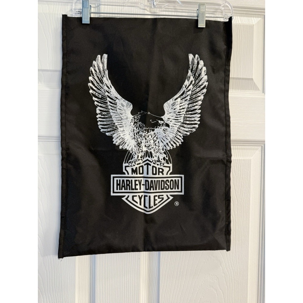 Harley Davidson Fabric Storage Bag / Eagle Bar & Shield Logo 15x20" - Picture 1 of 7